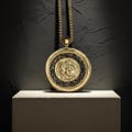 Medusa Necklace: Handcrafted Gorgon Pendant - Antique Cameo Intaglio - Percy Jackson Inspired