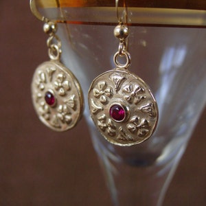Byzantine Earrings With Garnet Medieval Earrings Byzantine Jewelry ...
