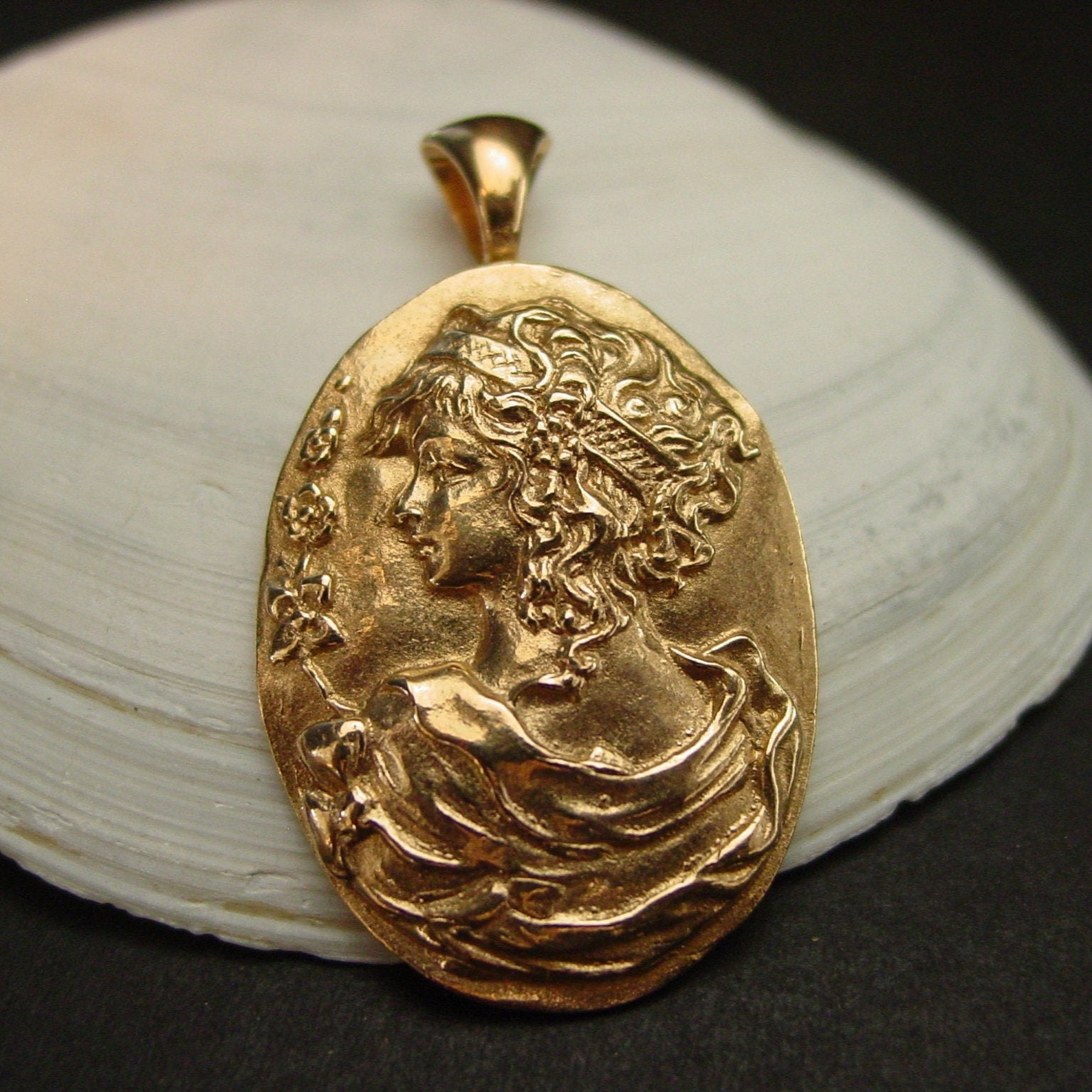 Aphrodite Necklace Aphrodite Pendant Greek Goddess of Love Etsy