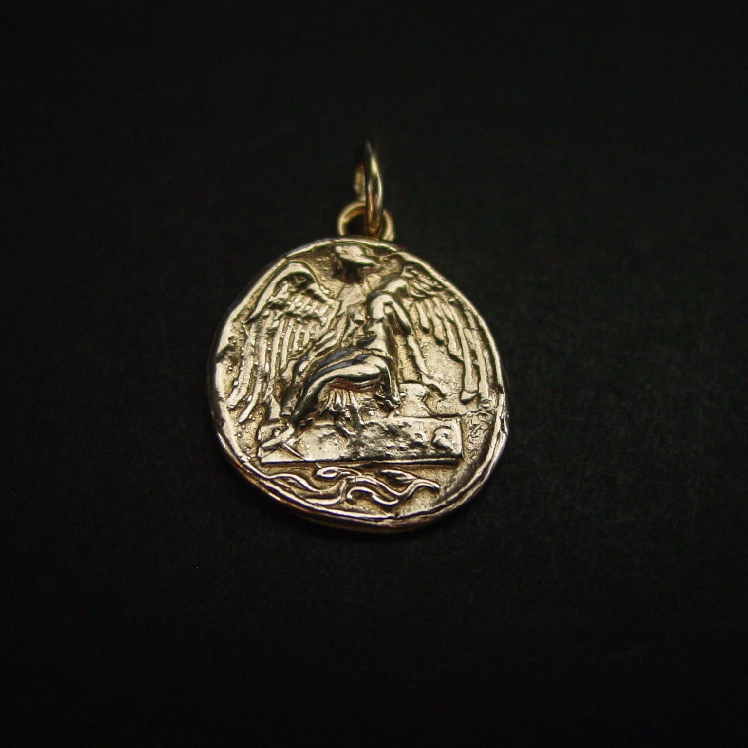 Nike Ancient Greek Medusa Protection and Victory Pendant