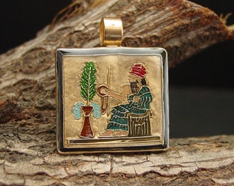 Enlil Dios Asirio de la Atmósfera Joyería Sumeria Collar - México