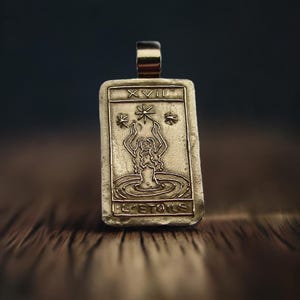 Collar de Tarot de la Estrella - L' Etoile - Penny Dreadful - Baraja de Tarot - Cartas del Tarot de Marsella