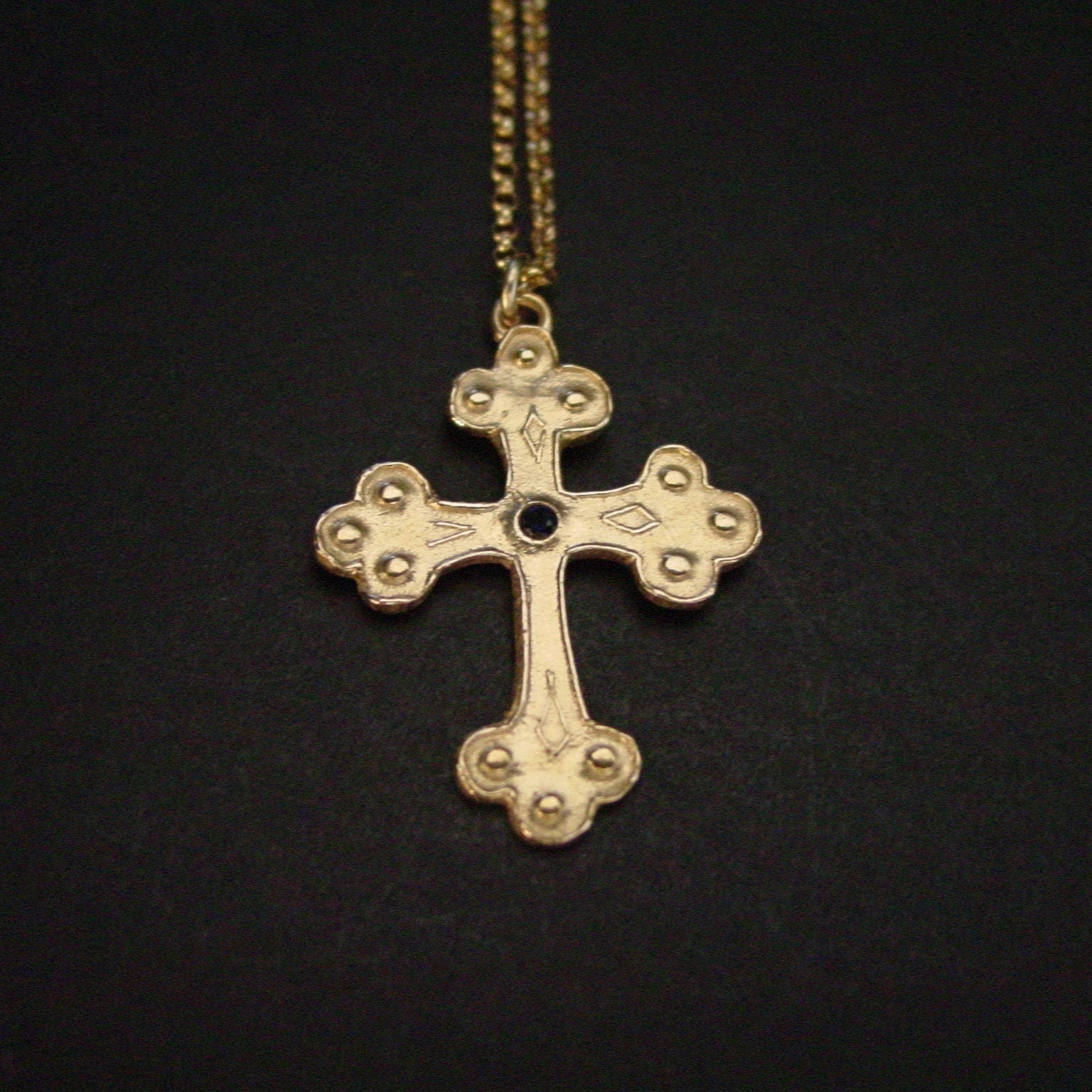 Greek Cross Pendant R41035:163232:P 14KW - Necklaces | TNT Jewelers |  Easton, MD