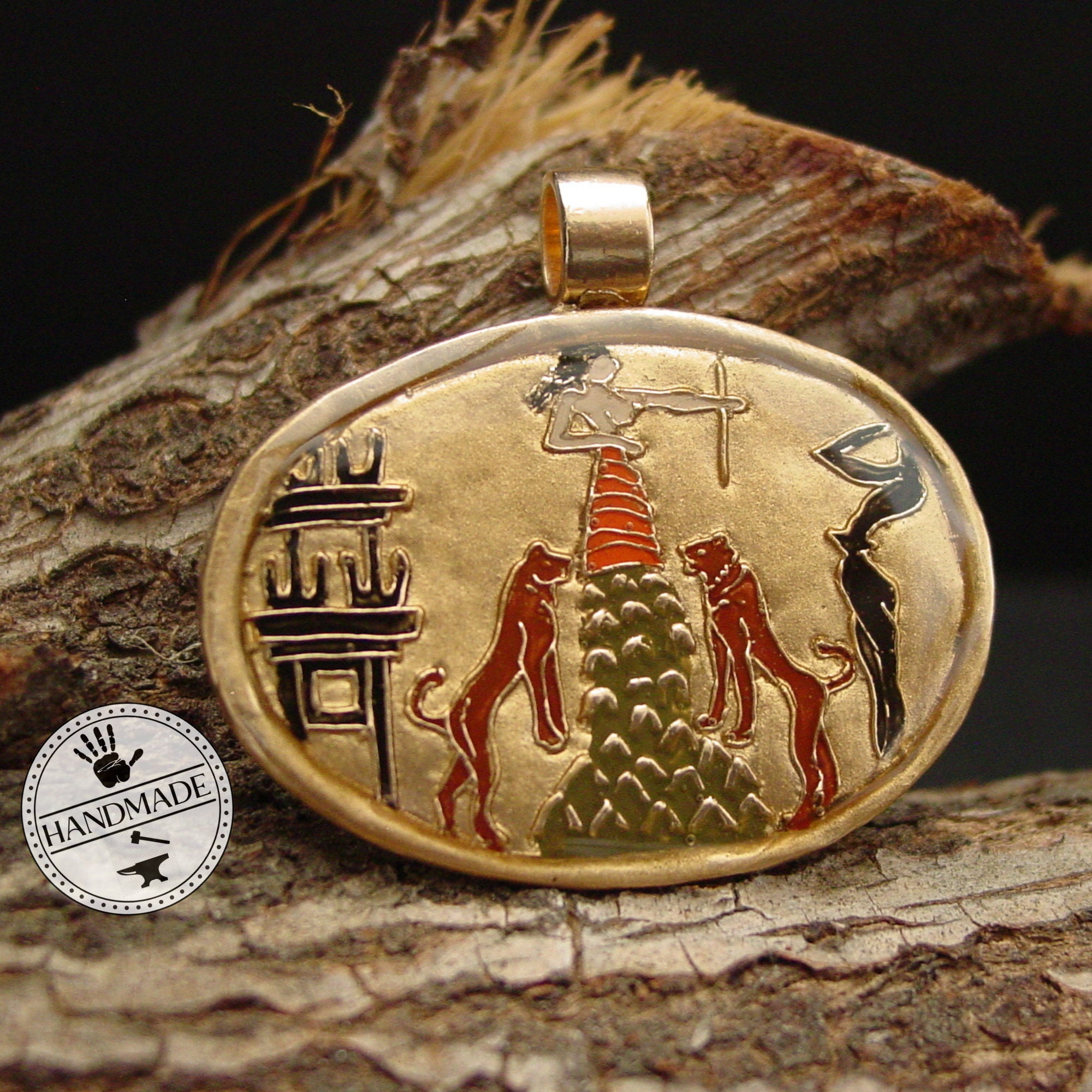 七宝焼き アクセサリー バッジ ネックレス ハンドメイド