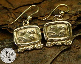 Lamat Earrings - Symbol for New Beginnings- Tzolkin Mayan Calendar Day Sign Zodiac