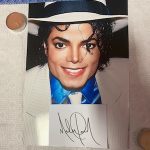 Michael jackson autograph - Etsy 日本
