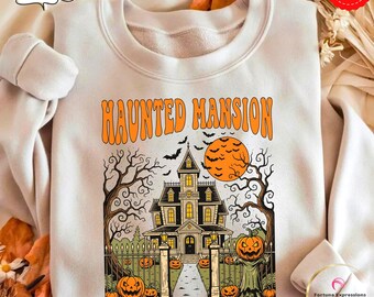 Haunted Mansion Halloween Shirt: Spooky House Graphic Tee