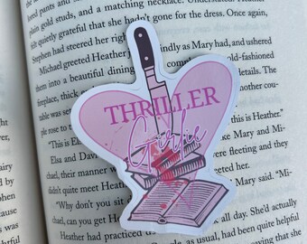 Book Lover - Bookish Sticker - BookTok - Thriller Girlie - Kindle Sticker