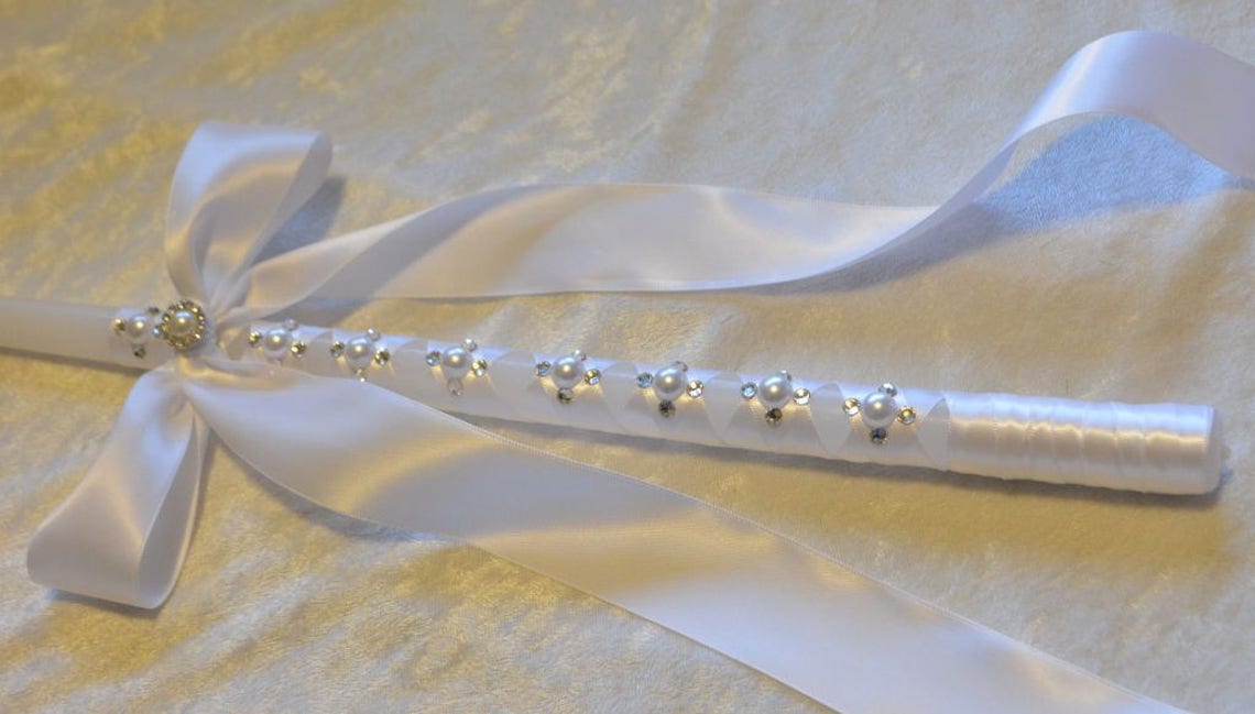 Greek Orthodox Baptism Candles Baptismal Candles Greece Etsy