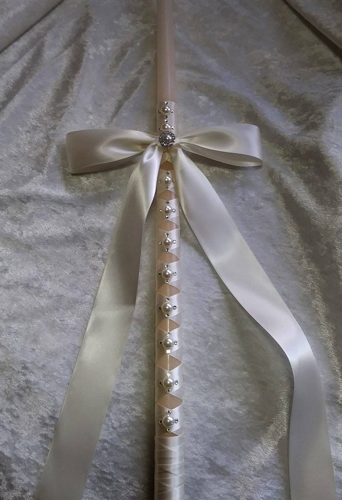 Greek Orthodox Baptism Candles Baptismal Candles Greece Etsy