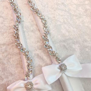 Greek Lambathes, Orthodox Wedding Lambades, Candles for Greek Wedding, Crystal Wedding Candles