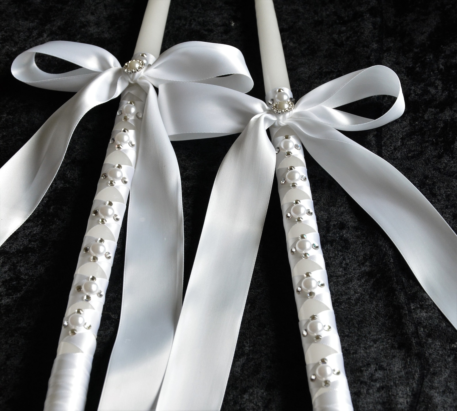 Greek Orthodox Baptism Candles Baptismal Candles Greece Etsy