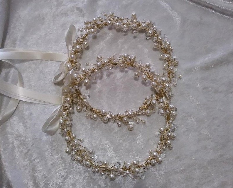 Greek Wedding Crowns Stefana Crowns Stefana Orthodox Wedding Crowns Greek Stefana \u03a3\u03c4\u03ad\u03c6\u03b1\u03bd\u03b1 Ivory Stefana White Stefana Stefana Gold
