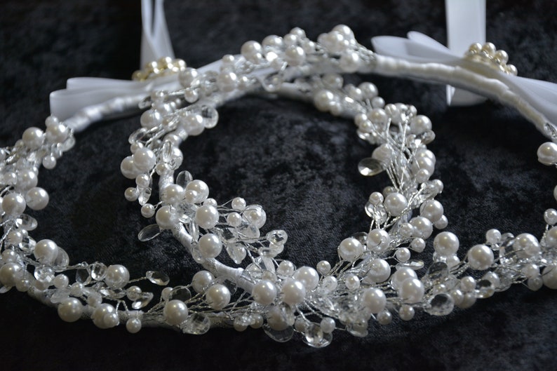 Greek Wedding Crowns Stefana Crowns Stefana Orthodox Wedding Crowns Greek Stefana \u03a3\u03c4\u03ad\u03c6\u03b1\u03bd\u03b1 Ivory Stefana White Stefana Stefana Gold