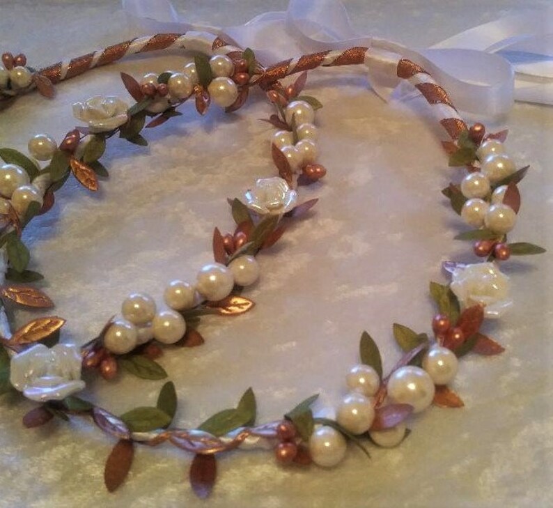 Stefana Lambathes Greek Wedding Crowns and Candles Orthodox Etsy