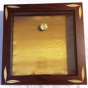 Stefanothiki, Greek Stefana Crown Case, Olive Leaf Stefanothiki, Modern Stefanothiki, Dark Wood Stefana Display Box, Στεφανοθήκη