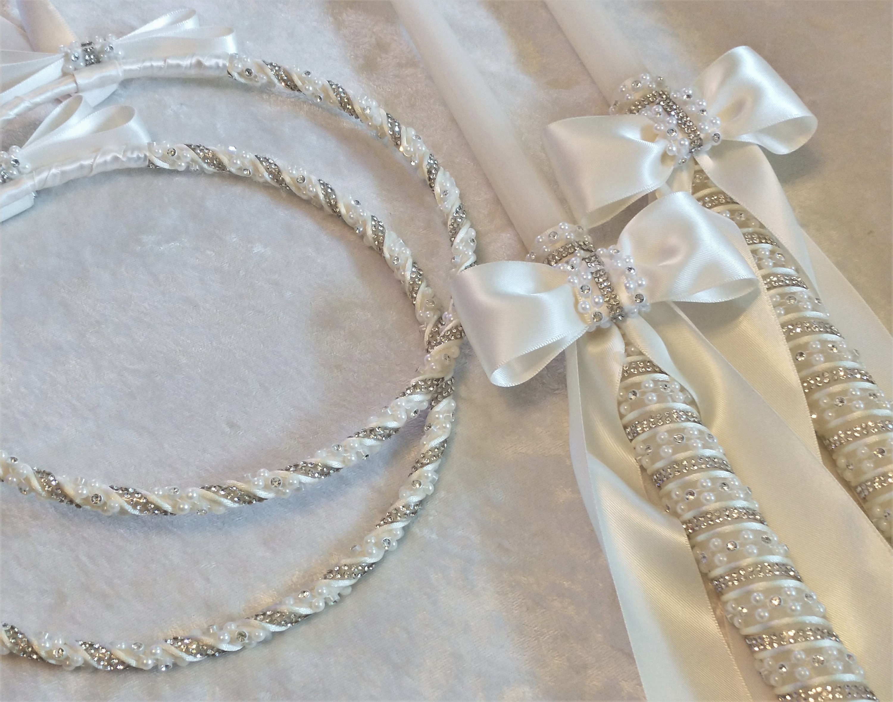 Candele per matrimonio ortodosso, set di candele per matrimonio