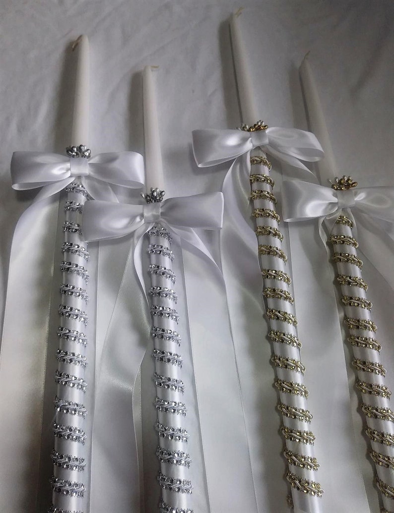 24 Greek Orthodox Candles Greek Wedding Candles Etsy
