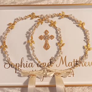 Vassoio matrimonio greco, vassoio Stefana, vassoio corone matrimonio personalizzato, vassoio Stefana moderno, regalo coppie greche