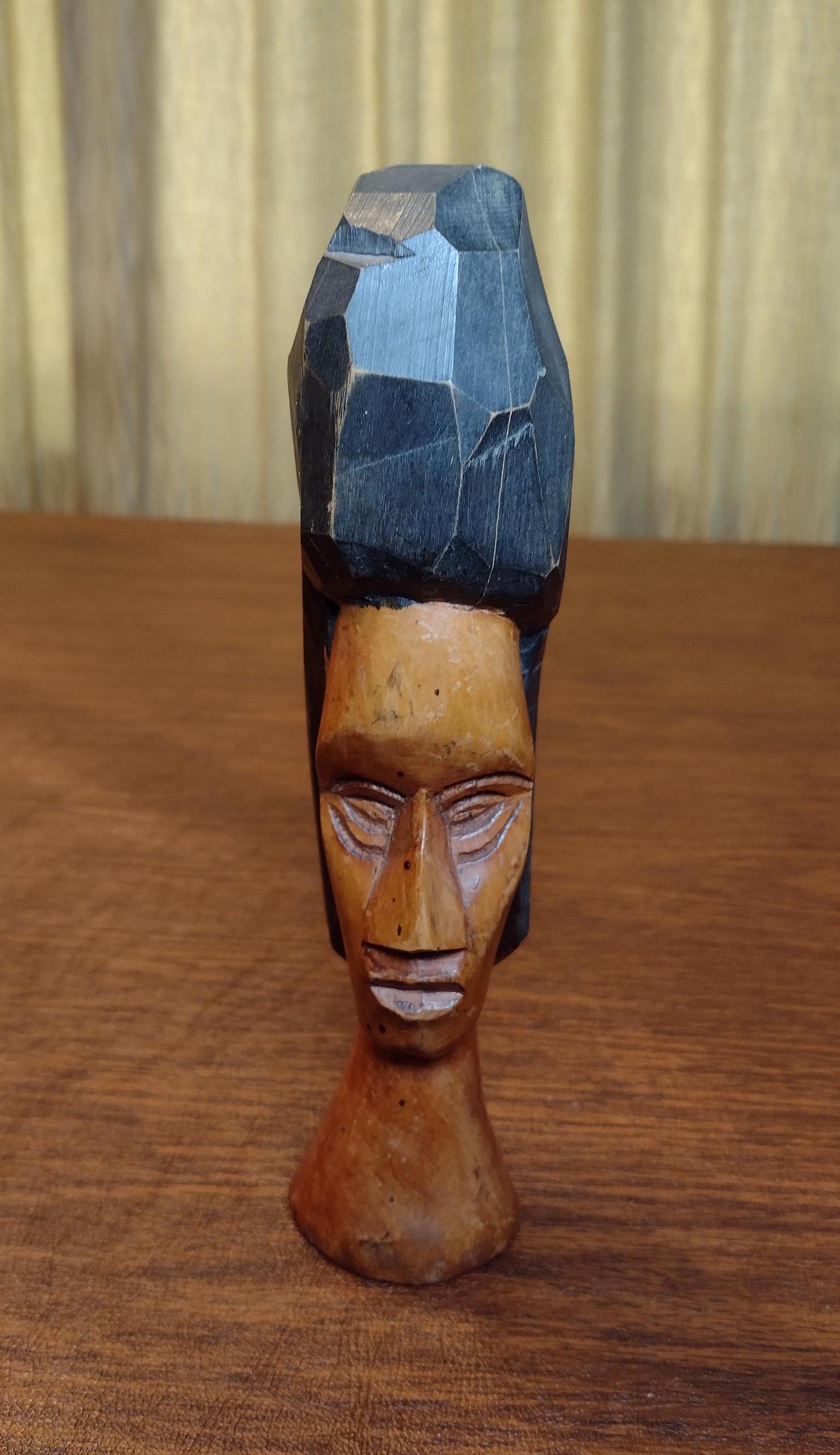 Black African Head Statues - Etsy