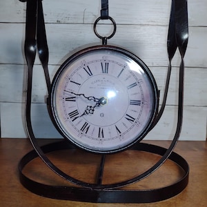 1928 Dual Face Swaying Clock and Thermometer