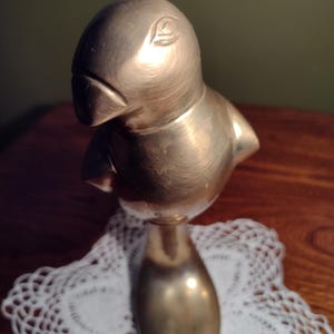 Vintage Solid Brass Parrot Made in India
