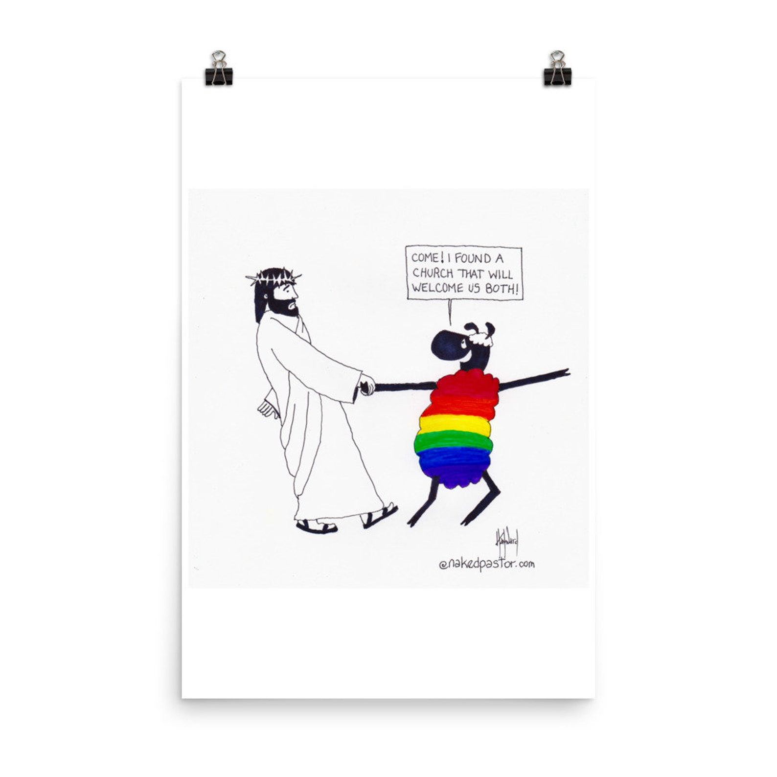 Gay Christian Print Queer Christian Art LGBTQ Christian Etsy
