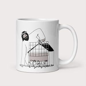 Taza blanca brillante
