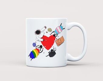 Puzzle of Love Mug | Diverse Families |  Cute Coffee Mug | Gay Christian Gift