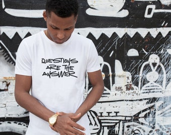 Free Thinker Apparel | Questions Are The Answer T-Shirt |  Spiritual T-shirt | Independent Free Thinking Tee |