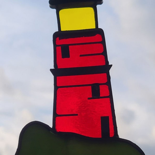 Stained Glass Gay Head Lighthouse Aquinnah, Massachusetts