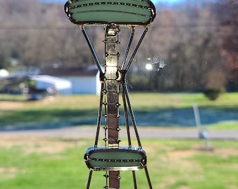 Stained Glass Seattle Space Needle Suncatcher