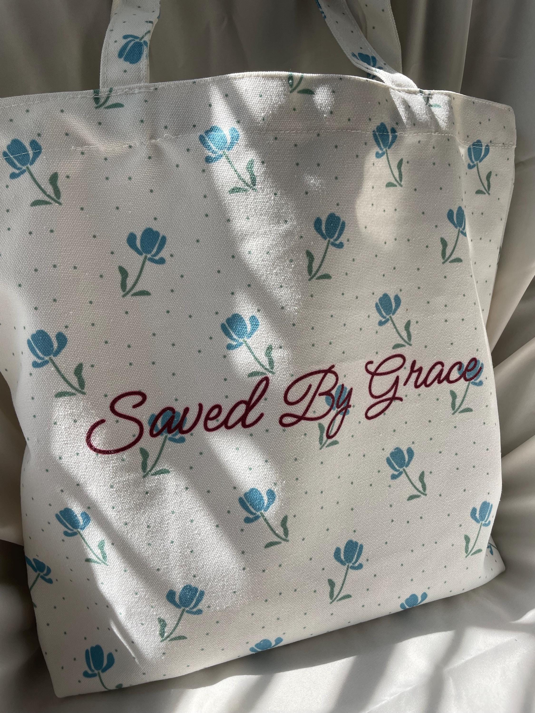 Saved By Grace Tote Bag Saved By Grace Tote Bag