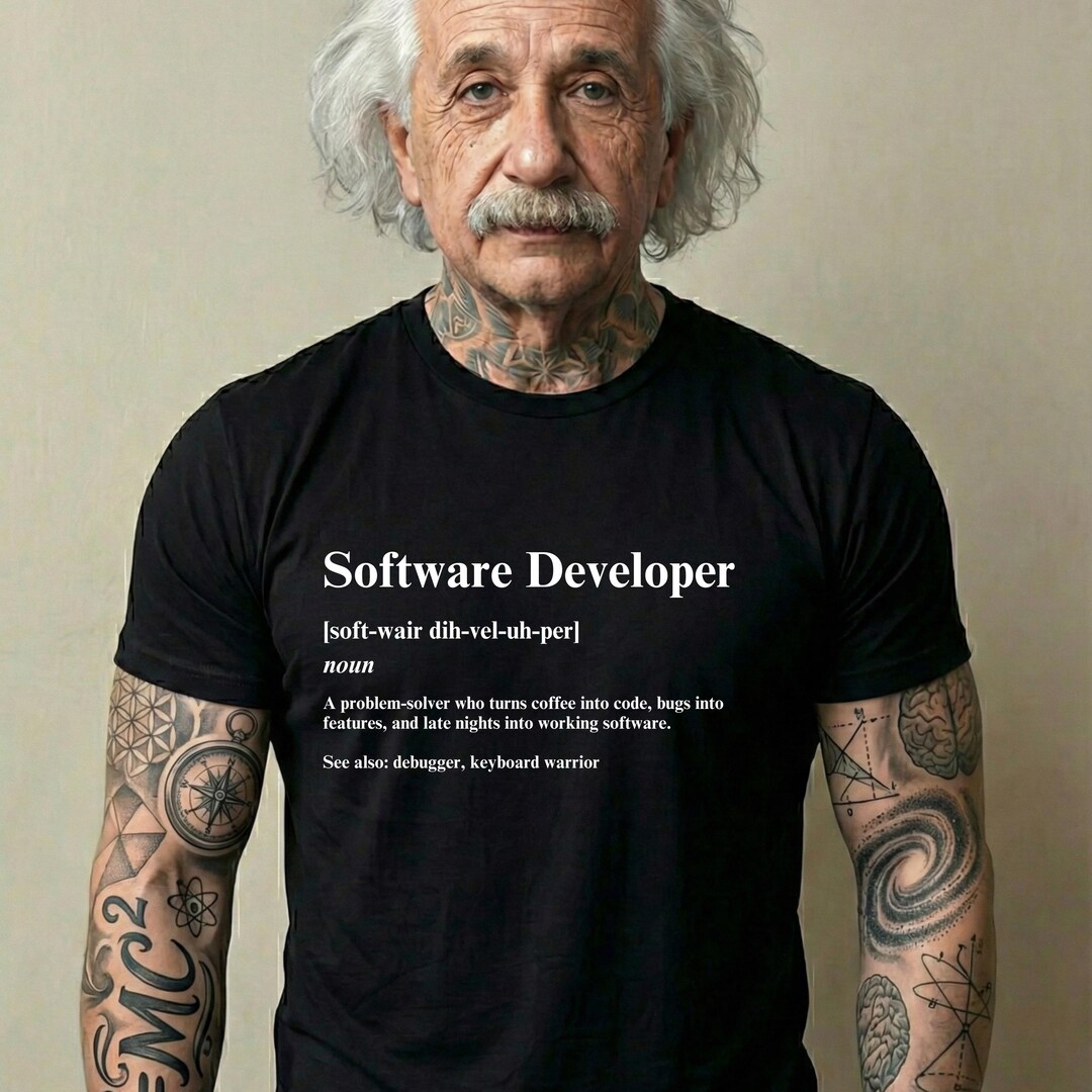 Software Developer Definition T-shirt - Funny Coder Gift - Etsy