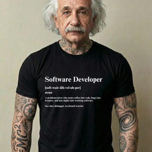 Software Developer Definition T-Shirt - Funny Coder Gift
