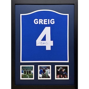 Official Rangers FC 1972 Greig Signed Shirt - Ultimate man cave - gift for him - football gift - John Greig - Rangers FC - Football Legend