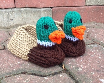 Mallard Duck Slippers Animal Slippers Children Slippers