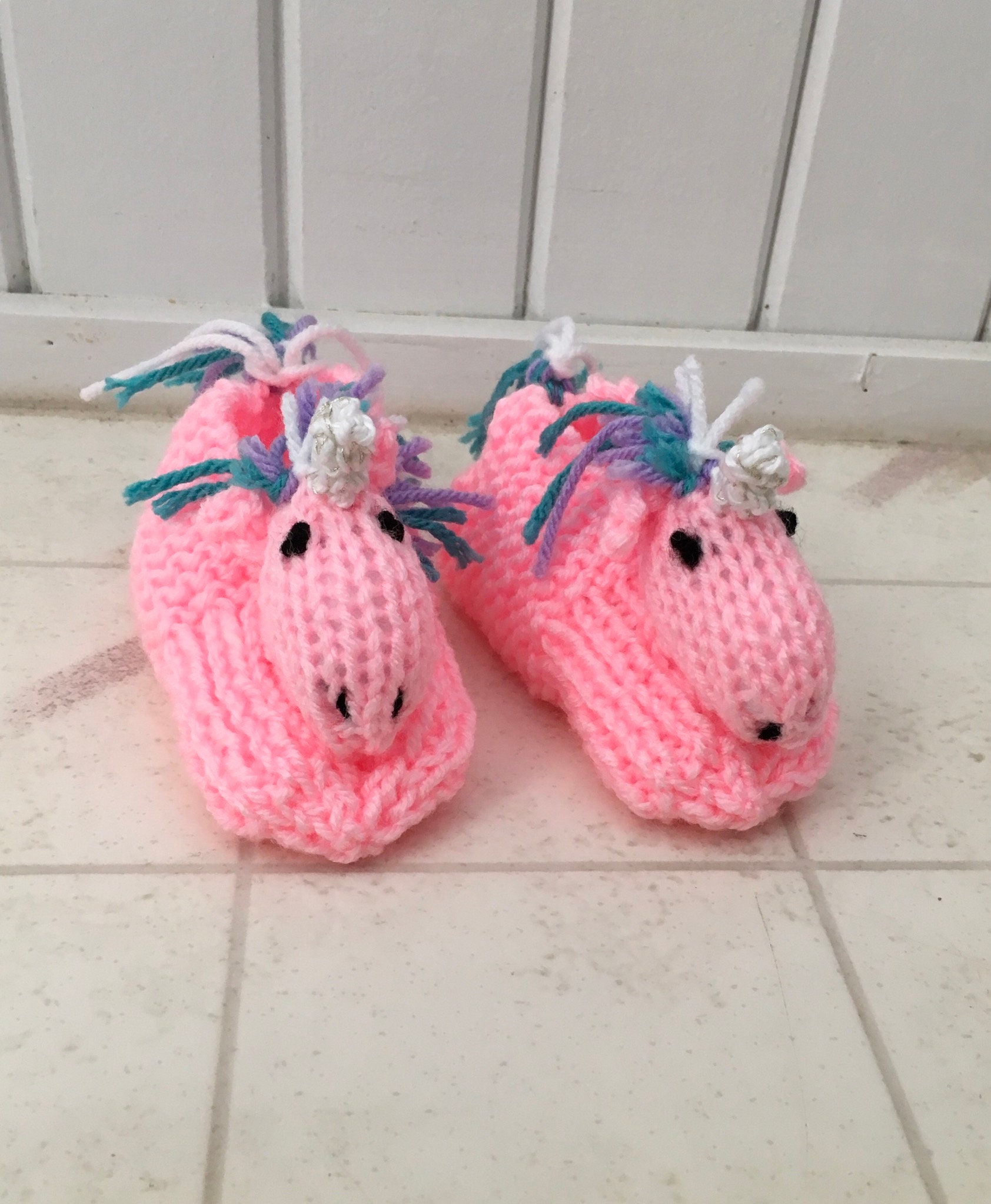 baby unicorn slippers