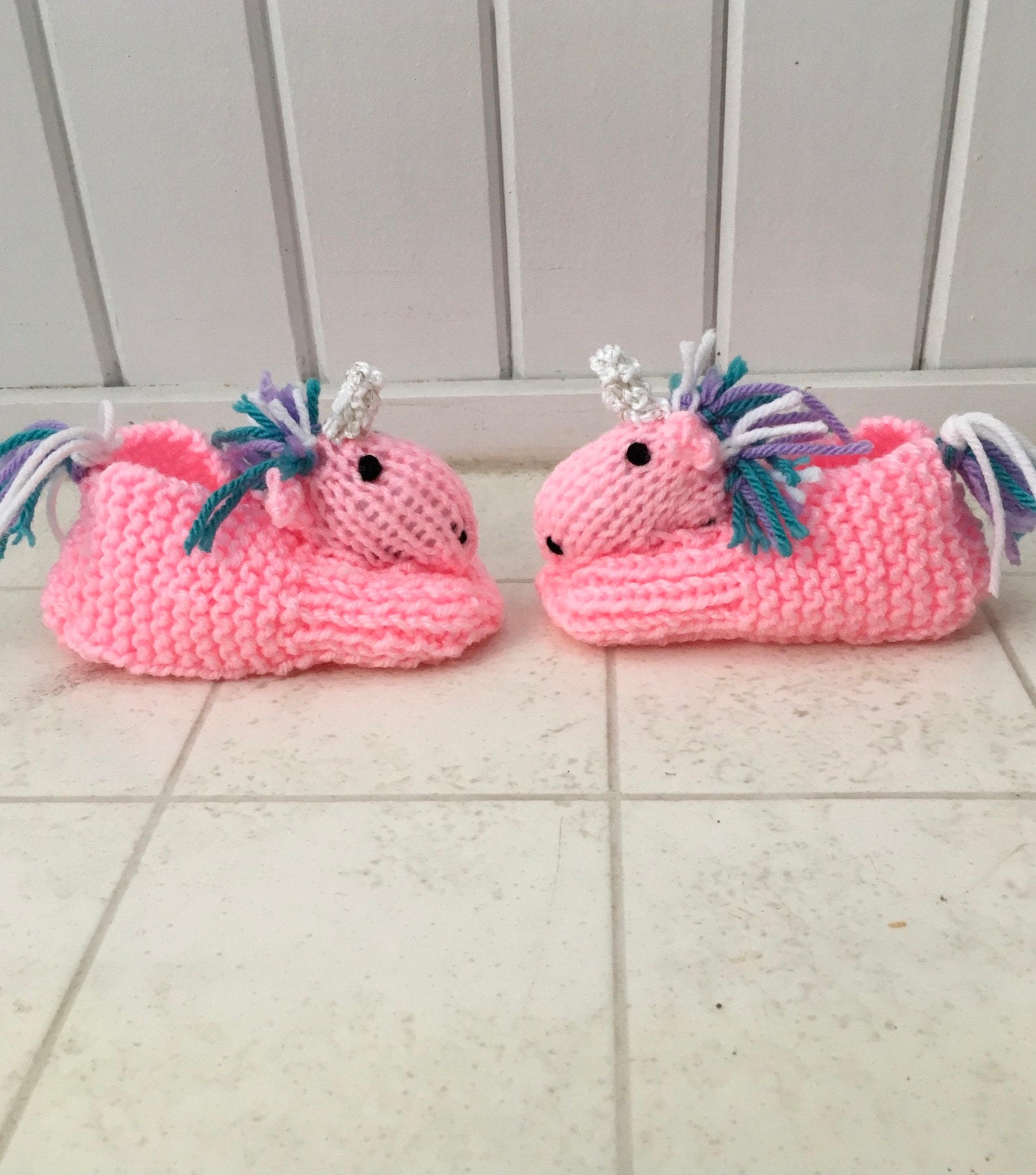 baby unicorn slippers