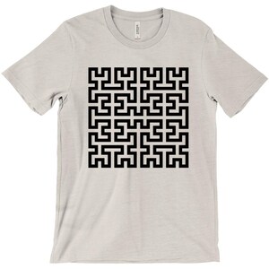 フラクトム 03 • ブラックプリント - Tシャツ Heather Dust