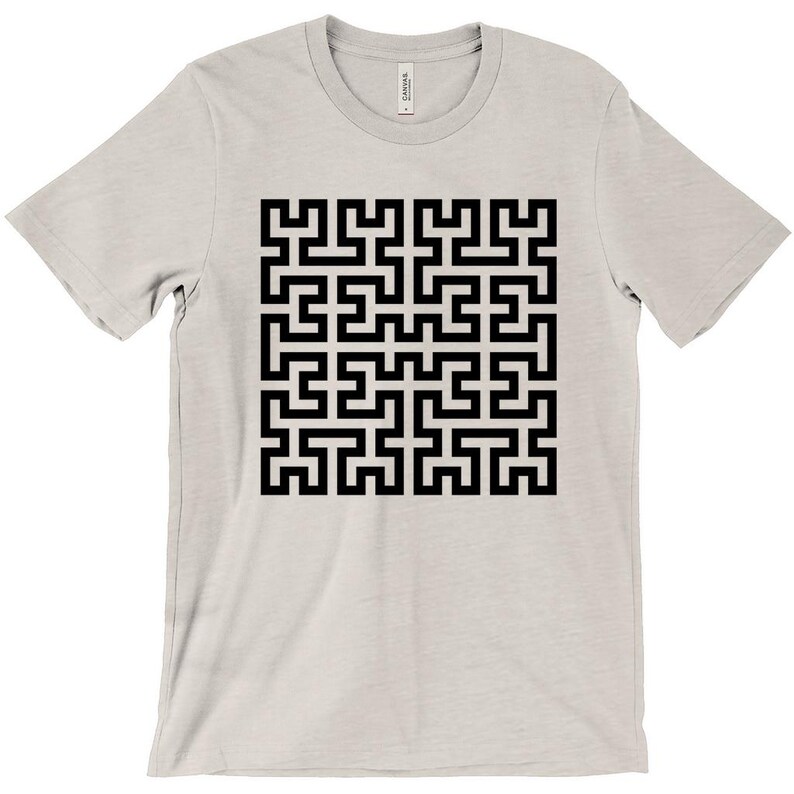 フラクトム 03 • ブラックプリント - Tシャツ Heather Dust