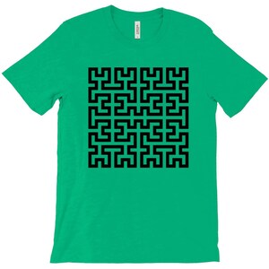 フラクトム 03 • ブラックプリント - Tシャツ Heather Kelly