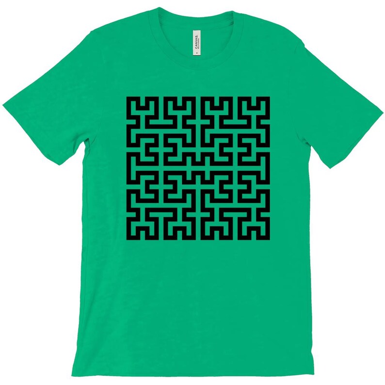 フラクトム 03 • ブラックプリント - Tシャツ Heather Kelly