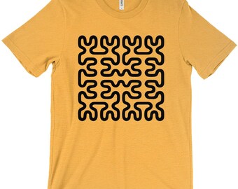 フラクトム 01 • ブラックプリント - Tシャツ