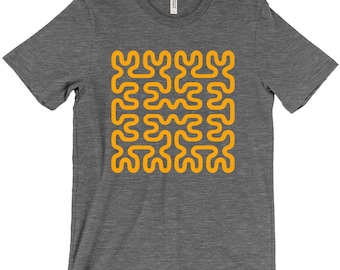 フラクトム 01 • オレンジ プリント - T シャツ