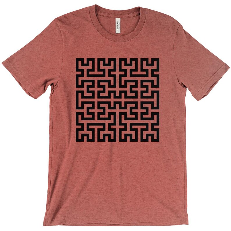 フラクトム 03 • ブラックプリント - Tシャツ Heather Clay