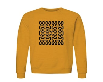 フラクトム 01 • ブラックプリント - スウェットシャツ