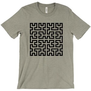 フラクトム 03 • ブラックプリント - Tシャツ Heather Stone