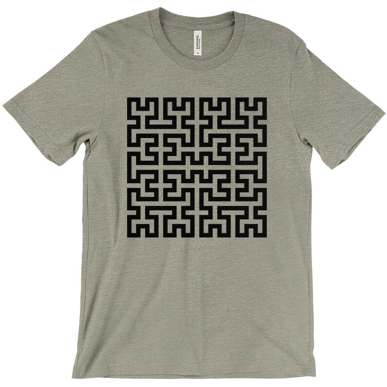 フラクトム 03 • ブラックプリント - Tシャツ Heather Stone