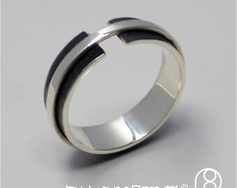 Sterling Silver Ring Band Wrapping Open Ring